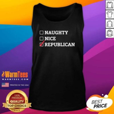 Naughty Nice Republican Tank Top - Design By Warmtees.com