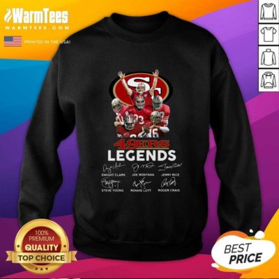 San Francisco 49ers Legends Signatures SweatShirt - Design By Warmtees.com