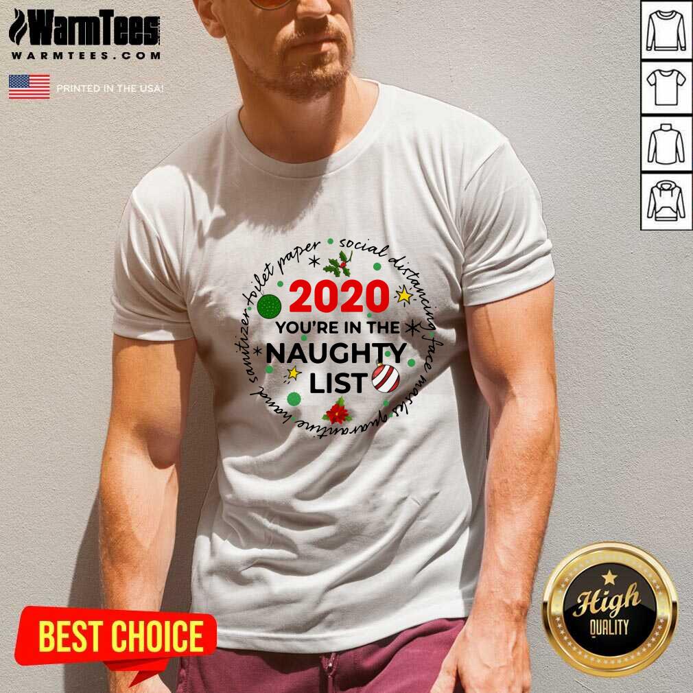 2020 You’re On The Naughty List Christmas V-neck - Design By Warmtees.com 2020 You’re On The Naughty List Christmas V-neck - Design By Warmtees.com