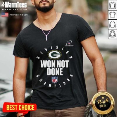 Bay Packers Champions 2020 Won Not Done V-neck - Design By Warmtees.com