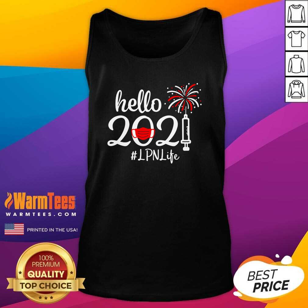 Hello 2021 LPN Life Face Mask Christmas Tank Top - Design By Warmtees.com Hello 2021 LPN Life Face Mask Christmas Tank Top - Design By Warmtees.com