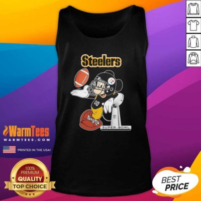 Mickey Mouse Pittsburgh Steelers Super Bowl Tank Top - Design By Warmtees.com