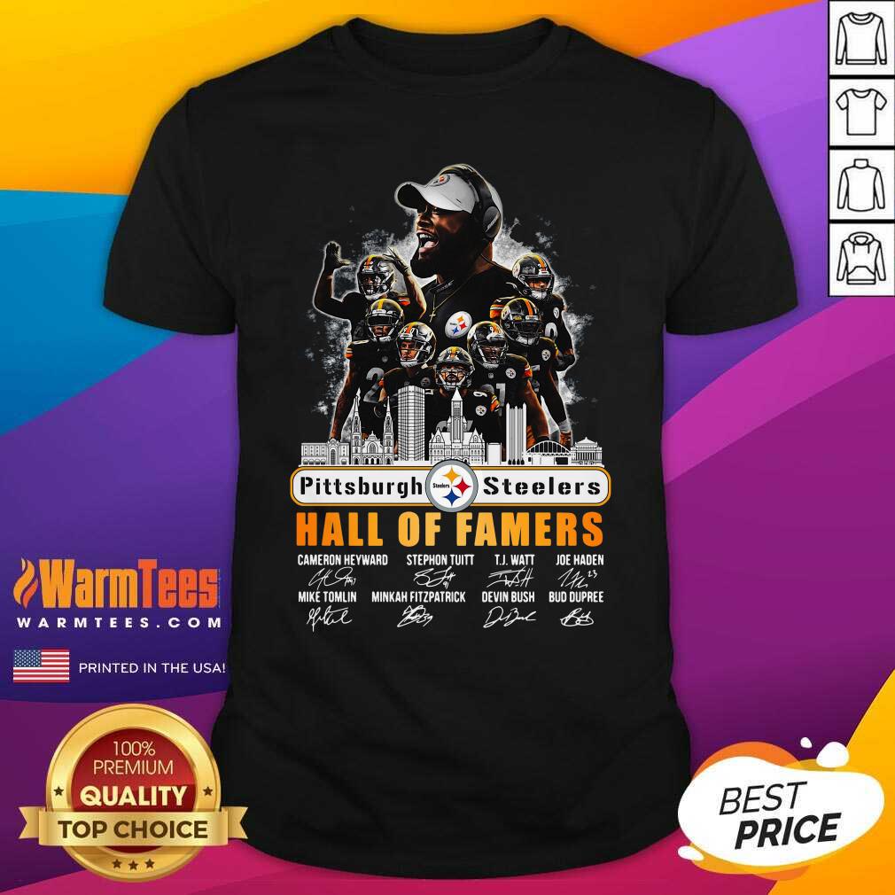Pittsburgh Steelers Hall Of Famers Signatures Shirt - Design By Warmtees.com