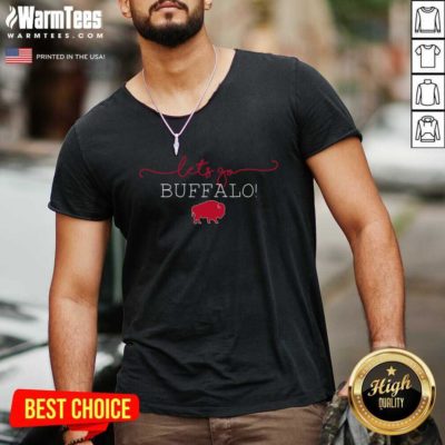 Let’s Go Buffalo Bills V-neck - Design By Warmtees.com