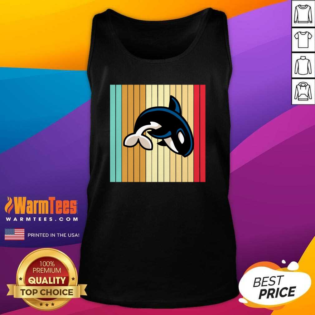 Orca Killer Whale Killer Whale Vintage Tank Top - Design By Warmtees.com Orca Killer Whale Killer Whale Vintage Tank Top - Design By Warmtees.com