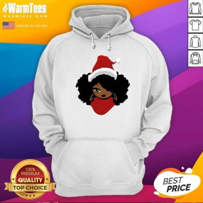 The Black Queen Santa Merry Christmas Hoodie - Design By Warmtees.com