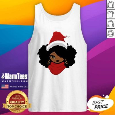 The Black Queen Santa Merry Christmas Tank Top - Design By Warmtees.com