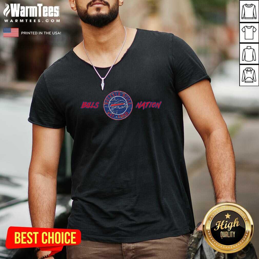 Buffalo Bills Est 1960 Nation V-neck - Design By Warmtees.com Buffalo Bills Est 1960 Nation V-neck - Design By Warmtees.com