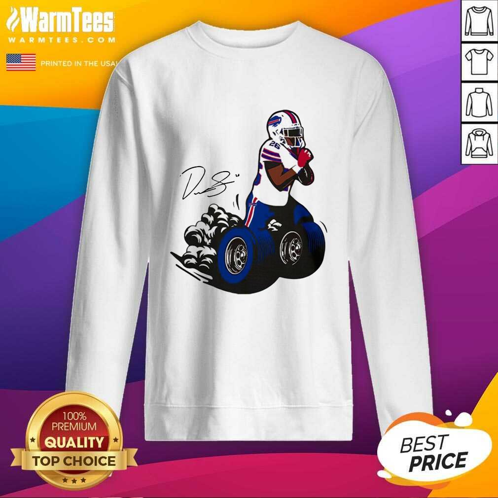 Buffalo Bills Fan Box Devin Singletary Motor Signature SweatShirt - Design By Warmtees.com Buffalo Bills Fan Box Devin Singletary Motor Signature SweatShirt - Design By Warmtees.com