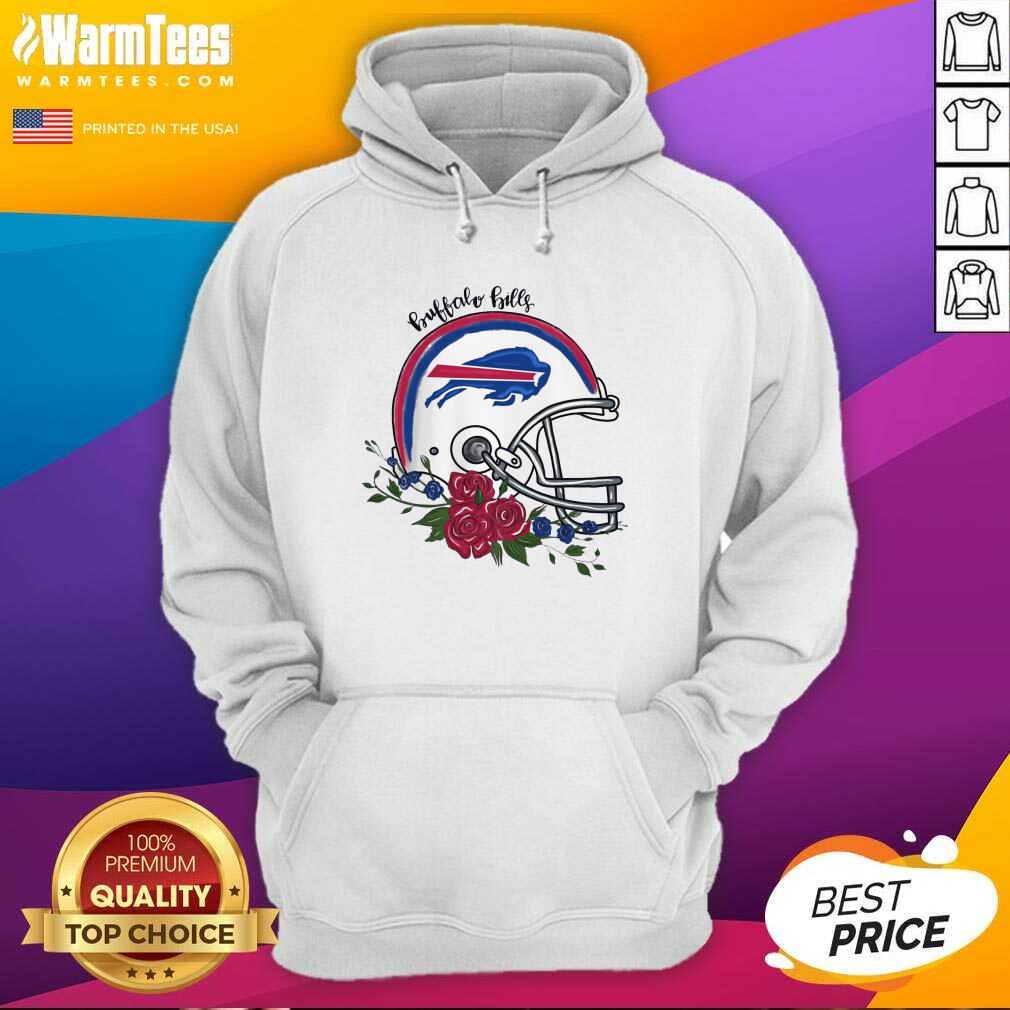 Buffalo Bills Floral Hoodie - Design By Warmtees.com Buffalo Bills Floral Hoodie - Design By Warmtees.com