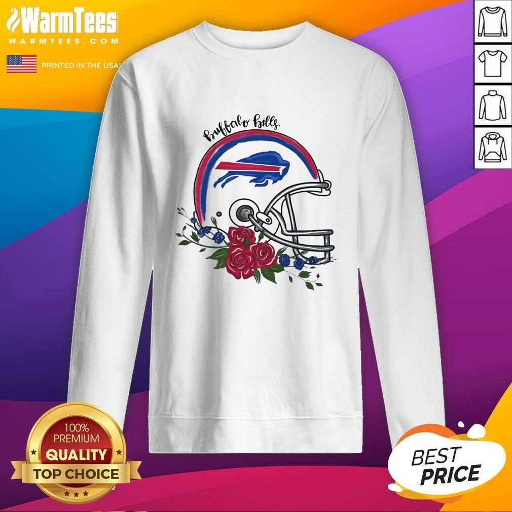 Buffalo Bills Floral SweatShirt - Design By Warmtees.com Buffalo Bills Floral SweatShirt - Design By Warmtees.com