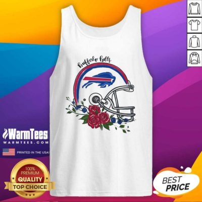Buffalo Bills Floral Tank Top - Design By Warmtees.com