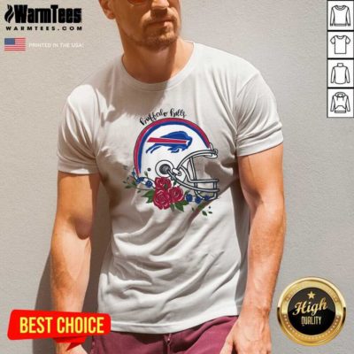 Buffalo Bills Floral V-neck - Design By Warmtees.com
