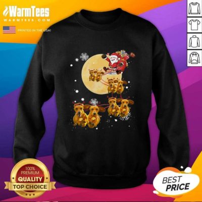 Christmas Reindeer Dachshund Dog SweatShirt - Design By Warmtees.com