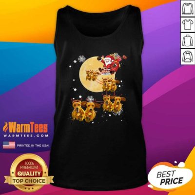 Christmas Reindeer Dachshund Dog Tank Top - Design By Warmtees.com