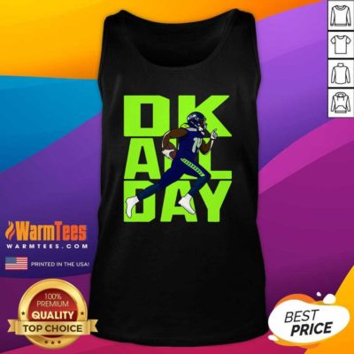 Ok All Day Rugby Ball Tank Top - Design By Warmtees.com