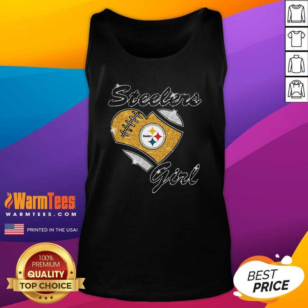 Pittsburgh Steelers Girl Heart Diamond Tank Top - Design By Warmtees.com Pittsburgh Steelers Girl Heart Diamond Tank Top - Design By Warmtees.com