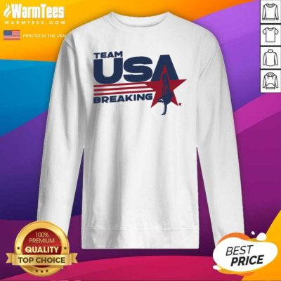 Team USA Breaking Star SweatShirtOriginal Team USA Breaking Star SweatShirt - Design By Warmtees.com