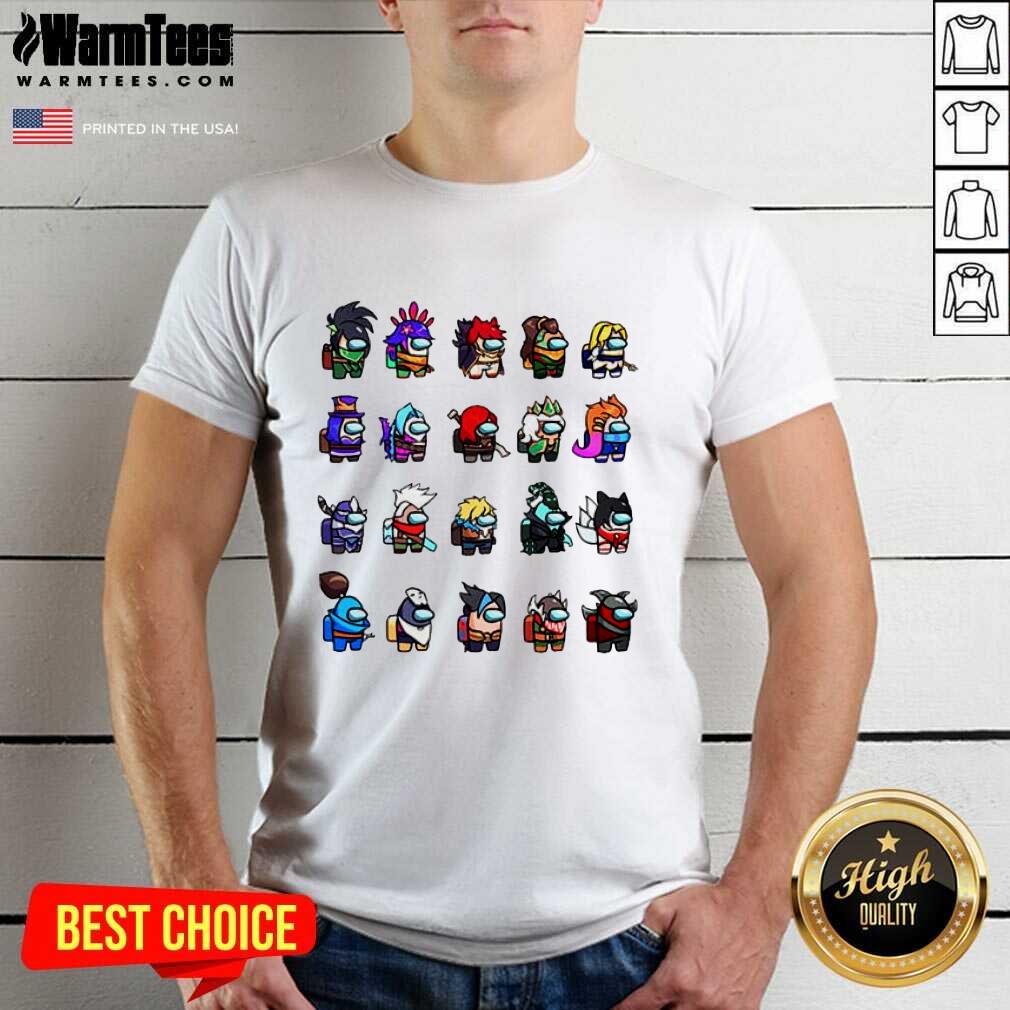 Among Us X League Of Legends Games Shirt - Design By Warmtees.com
