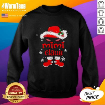 Santa Women Mimi Claus Christmas SweatShirt - Design By Warmtees.com