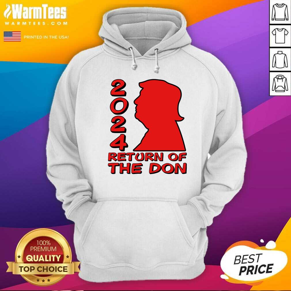 Donald Trump 2024 Return Of The Don Hoodie - Design By Warmtees.com Donald Trump 2024 Return Of The Don Hoodie - Design By Warmtees.com