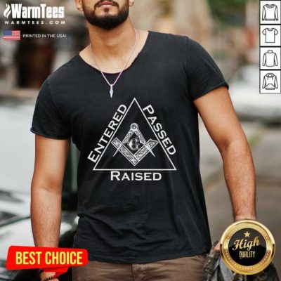 G Entered Passed Raised V-neck - Design By Warmtees.com