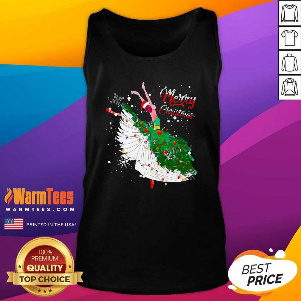 Good Ballet Merry Christmas Tank Top - Design By Warmtees.com Good Ballet Merry Christmas Tank Top - Design By Warmtees.com