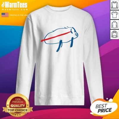 Josh Allen Buffalo Die Cut Vinyl Decal SweatShirt - Design By Warmtees.com