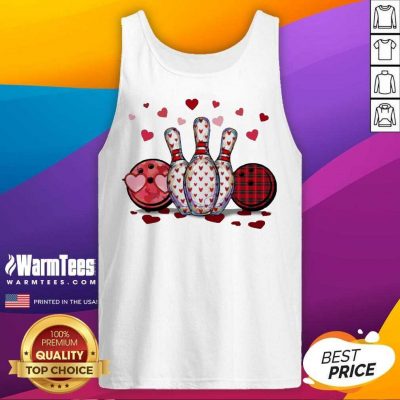Bowling Hearts Valentine’s Tank Top