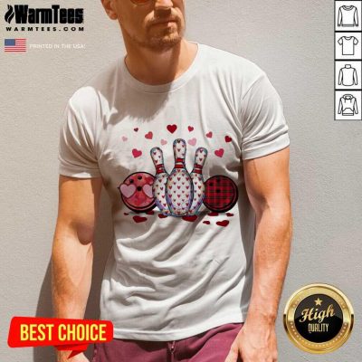 Bowling Hearts Valentine’s V-neck