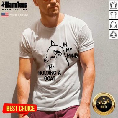 In My Mind I’m Holding A Goat V-neck
