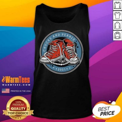 Sneakers Kamala Harris Chucks And Pearls 2021 Tank Top