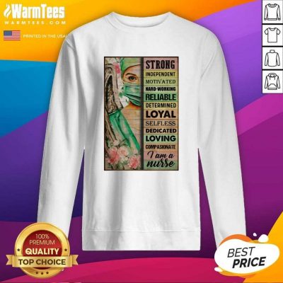 Strong Independent Motivated Hard-working Reliable Determined SweatShirt - Design By Warmtees.com
