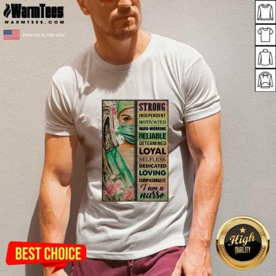Strong Independent Motivated Hard-working Reliable Determined V-neck - Design By Warmtees.com