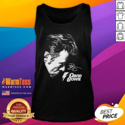 David Bowie 2021 Signature Tank Top - Design By Warmtees.com