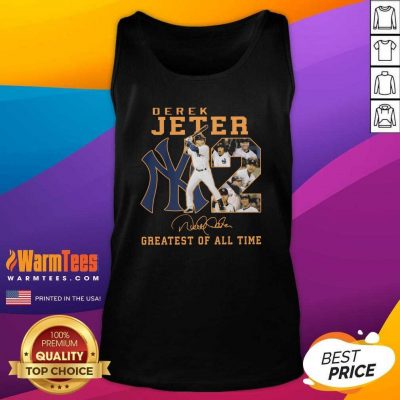 NY2 Derek Jeter Greatest Of All Time Signature Tank Top - Design By Warmtees.com