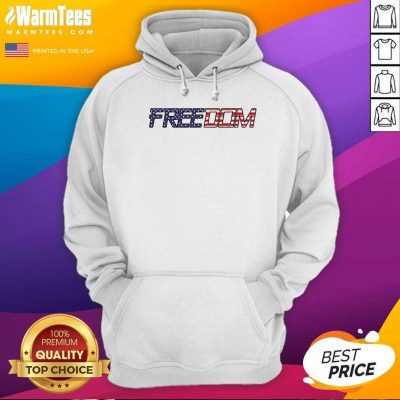 American Flag Patriotic Freedom Hoodie - Design By Warmtees.com