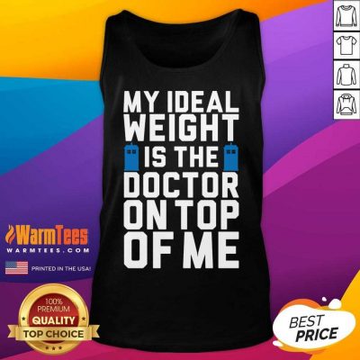 Doctor Who Ideal Weight Quote Tank Top