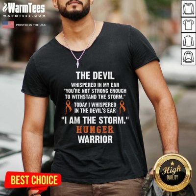 Hunger Disease Warrior I Am The Storm Hunger Disease V-neck