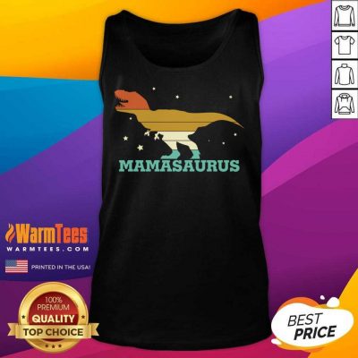 Mamasaurus Funny Trex Mothers Day Tank Top