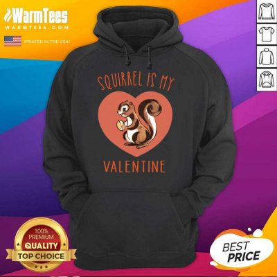 Squirrel Is My Valentine Heart 2021 Hoodie