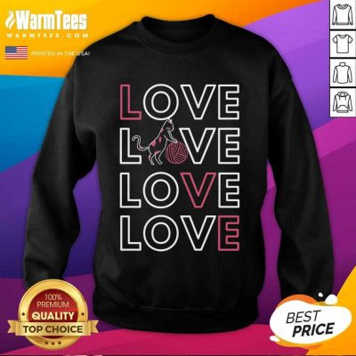 Cat Valentines Day Gift For Cat Lovers SweatShirt