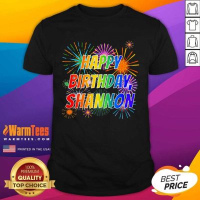 2021 Happy Birthday Shannon Shirt - Design By Warmtees.com