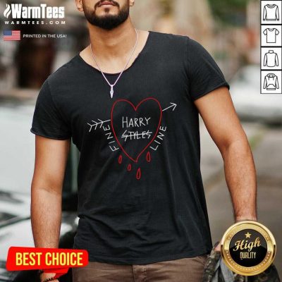 Fine Line Styles Of Harry Tee V-neck - Design By Warmtees.com