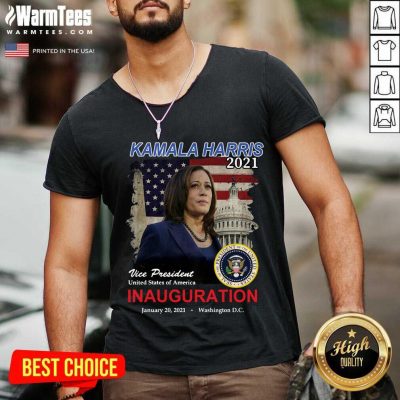 Kamala Harris 2021 Vice President United States Of America Inauguration V-neck