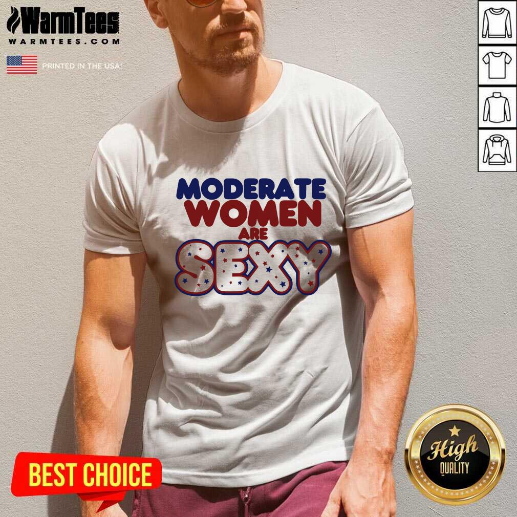 Moderate Women Are Sexy Quote V-neck - Design By Warmtees.com Moderate Women Are Sexy Quote V-neck - Design By Warmtees.com
