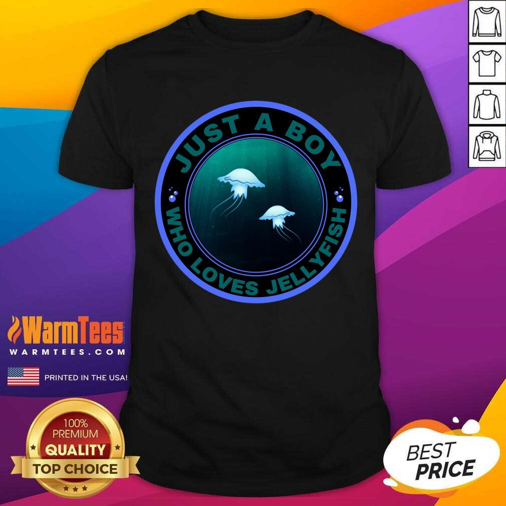 Just A Boy Who Loves Jellyfish Shirt