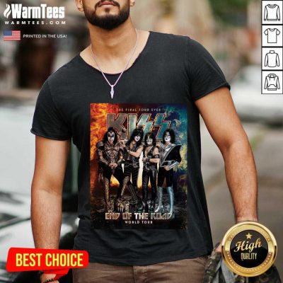 Kiss Band End Of The Road World Tour 2021 V-neck