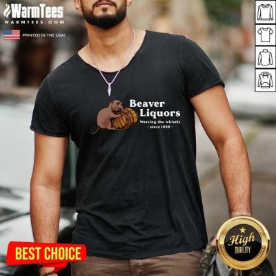 Beaver Liquors Wetting The Whistle Since 1926 V-neck