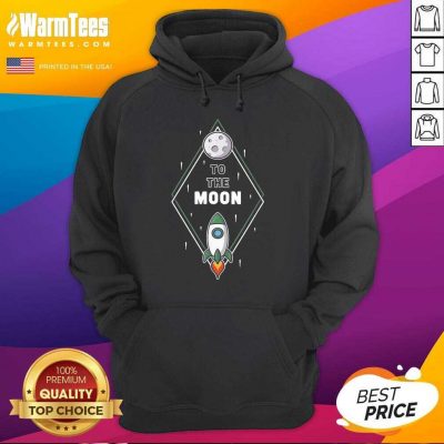 Excellent To The Moon Overjoyed 1603 Hoodie